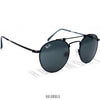 RB8147 Round Double Bridge Titanium Sunglasses