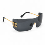 Miu Miu SMU B53S Sunglasses – Gold Black