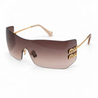 Miu Miu SMU B53S Sunglasses – Gold Brown Gradient