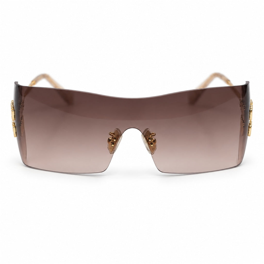 Miu Miu SMU B53S Sunglasses – Gold Brown Gradient