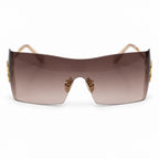 Miu Miu SMU B53S Sunglasses – Gold Brown Gradient