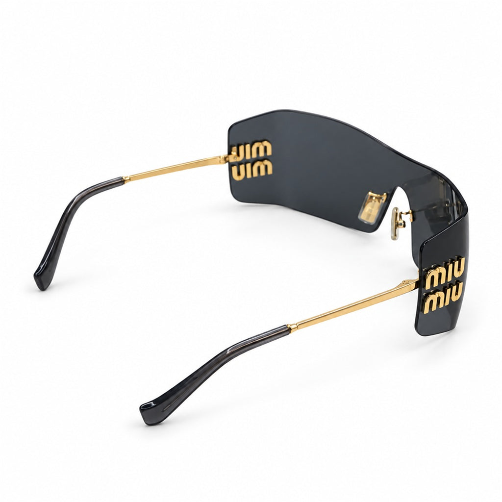 Miu Miu SMU B53S Sunglasses – Gold Black