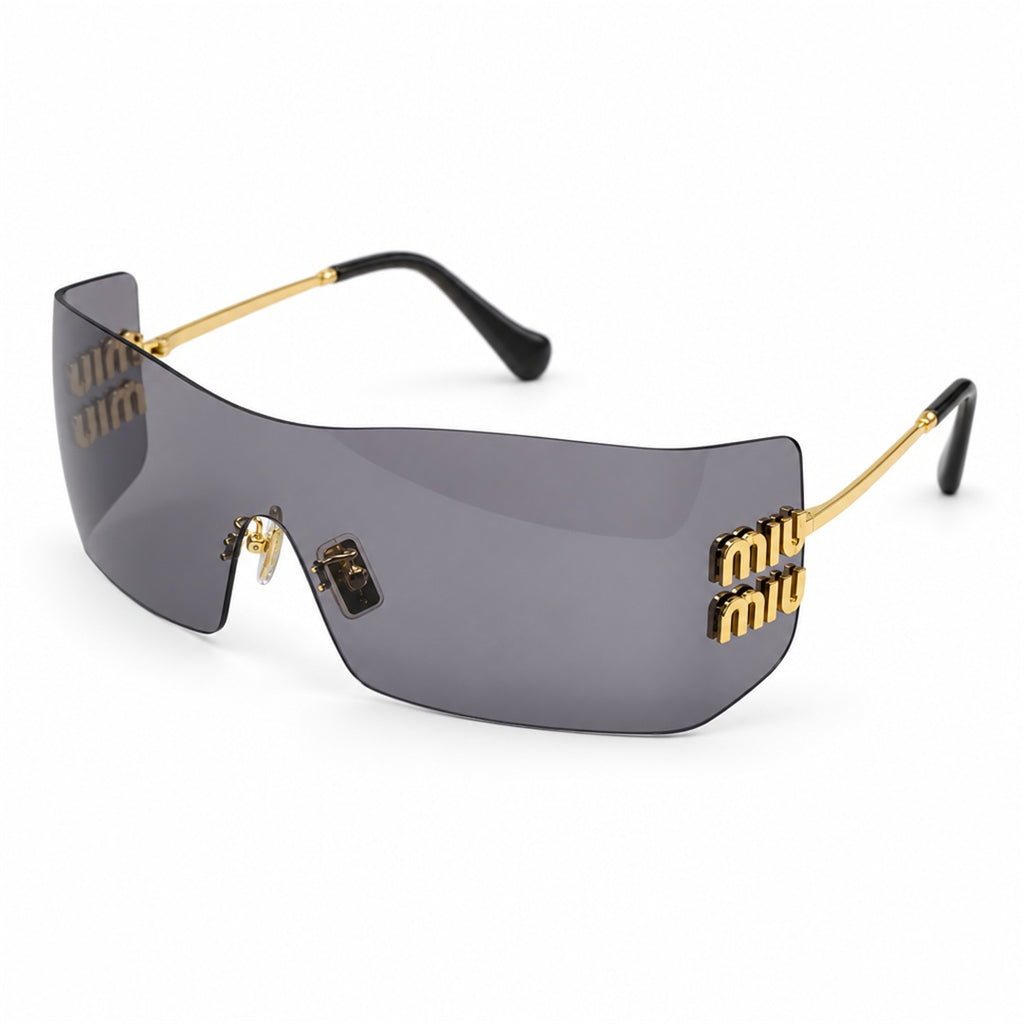 Miu Miu SMU B53S Sunglasses – Gold Grey