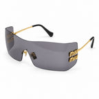Miu Miu SMU B53S Sunglasses – Gold Grey