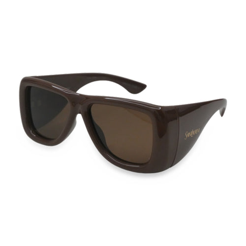 Saint Laurent Wrap Sunglasses Sunglasses – Brown