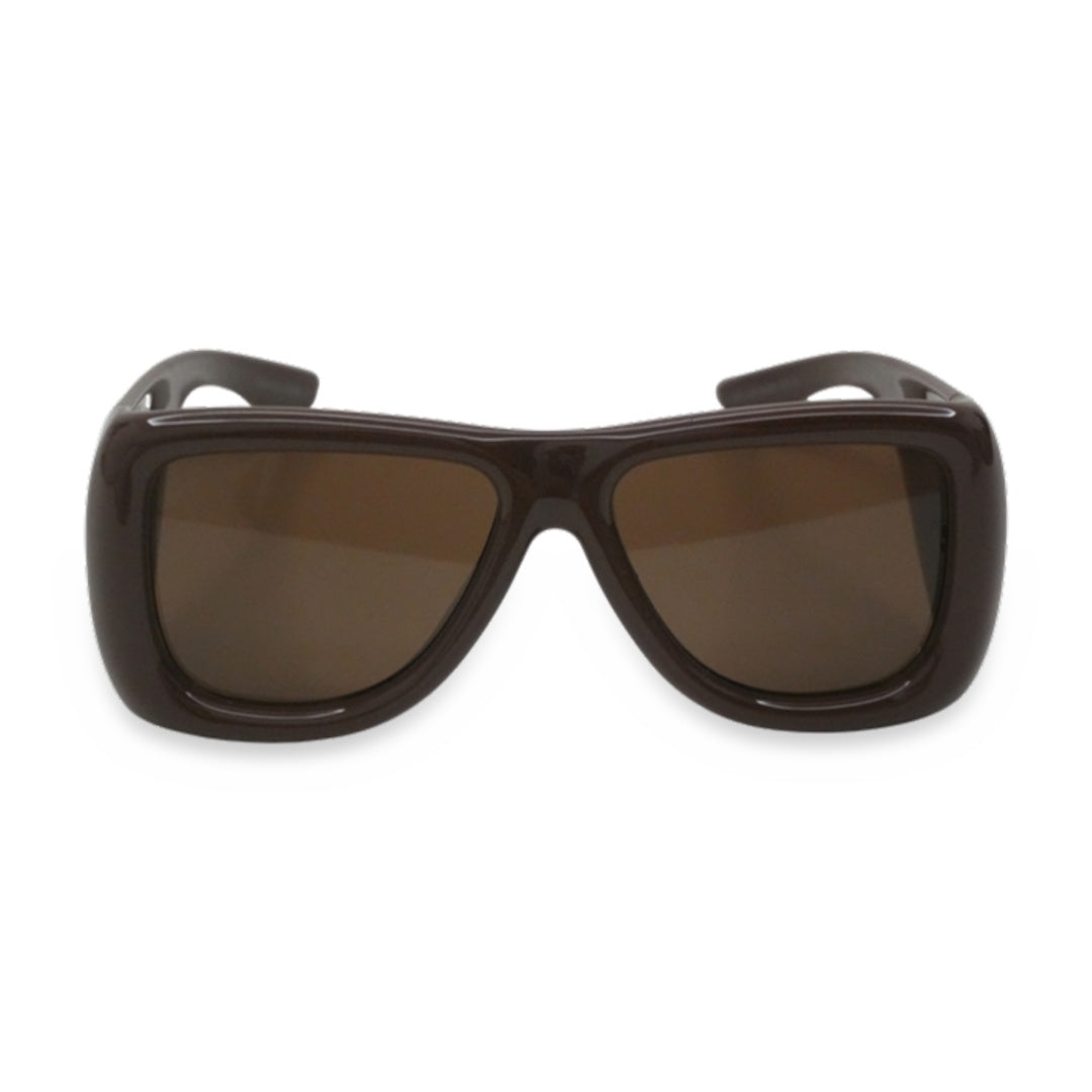 Saint Laurent Wrap Sunglasses Sunglasses – Brown