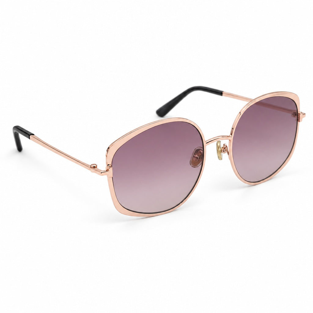 Tom Ford Butterfly Metal Sunglasses Sunglasses – Rose Gold Purple Gradient