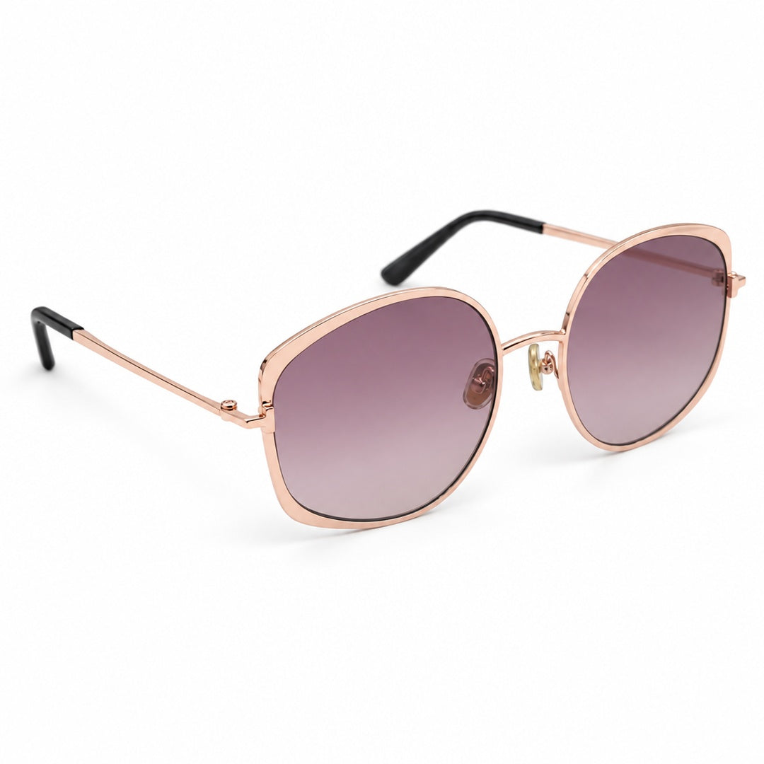 Tom Ford Butterfly Metal Sunglasses Sunglasses – Rose Gold Purple Gradient