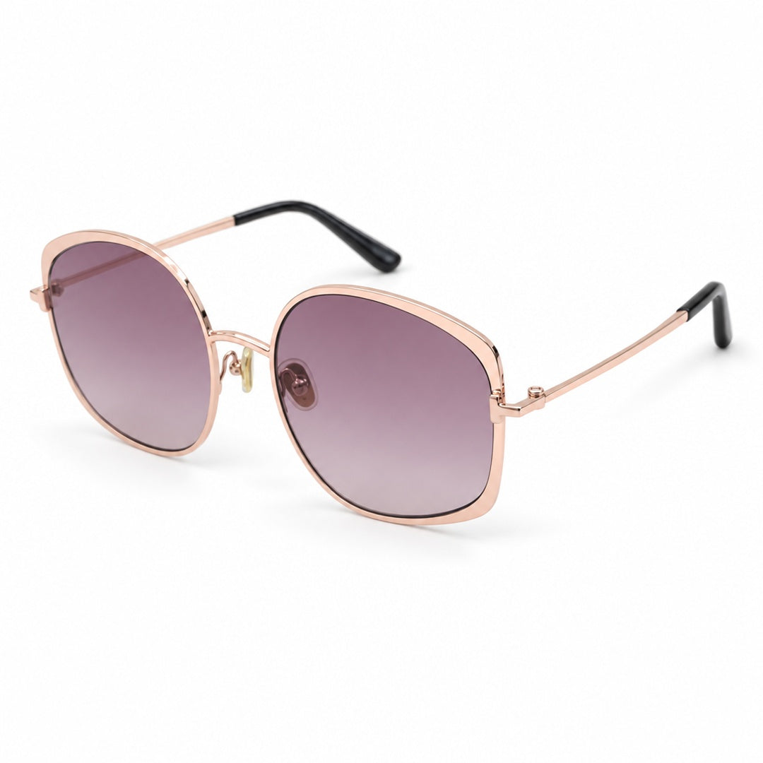 Tom Ford Butterfly Metal Sunglasses Sunglasses – Rose Gold Purple Gradient