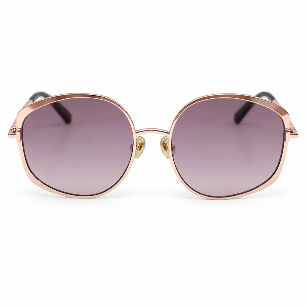 Tom Ford Butterfly Metal Sunglasses Sunglasses – Rose Gold Purple Gradient