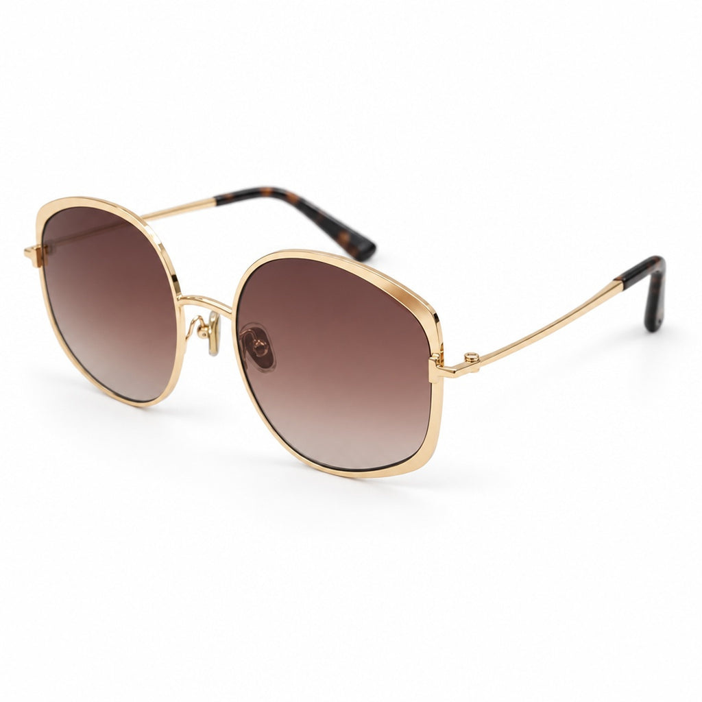 Tom Ford Butterfly Metal Sunglasses Sunglasses – Gold Brown Gradient