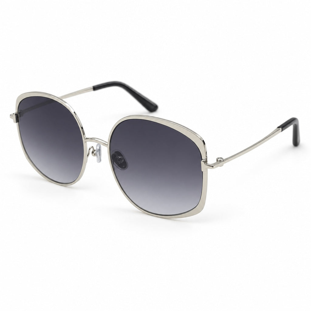 Tom Ford Butterfly Metal Sunglasses Sunglasses – Silver Grey Gradient