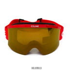 Celine Ski Mask in Injected Nylon - Red