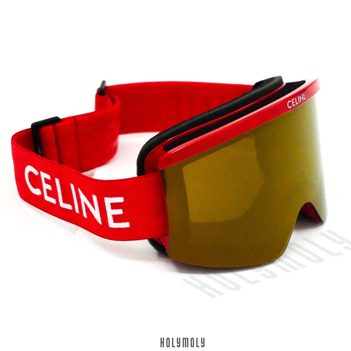 Celine Ski Mask in Injected Nylon - Red