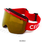 Celine Ski Mask in Injected Nylon - Red
