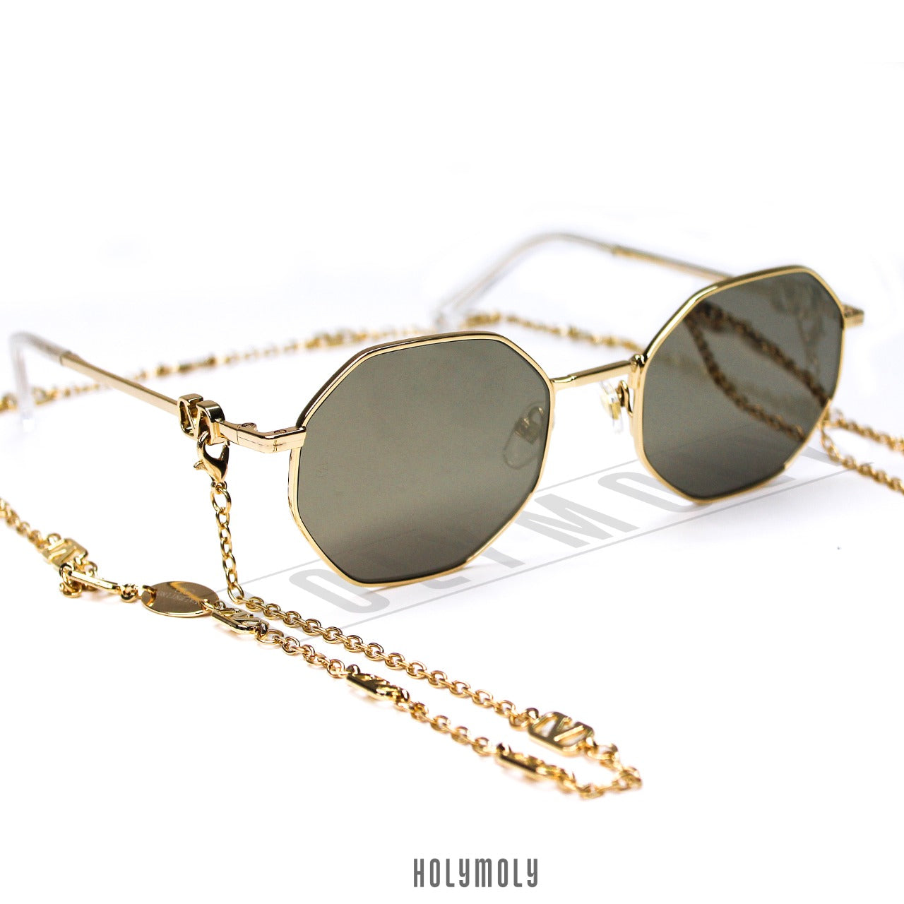 Valentino VLogo neck-chain sunglasses