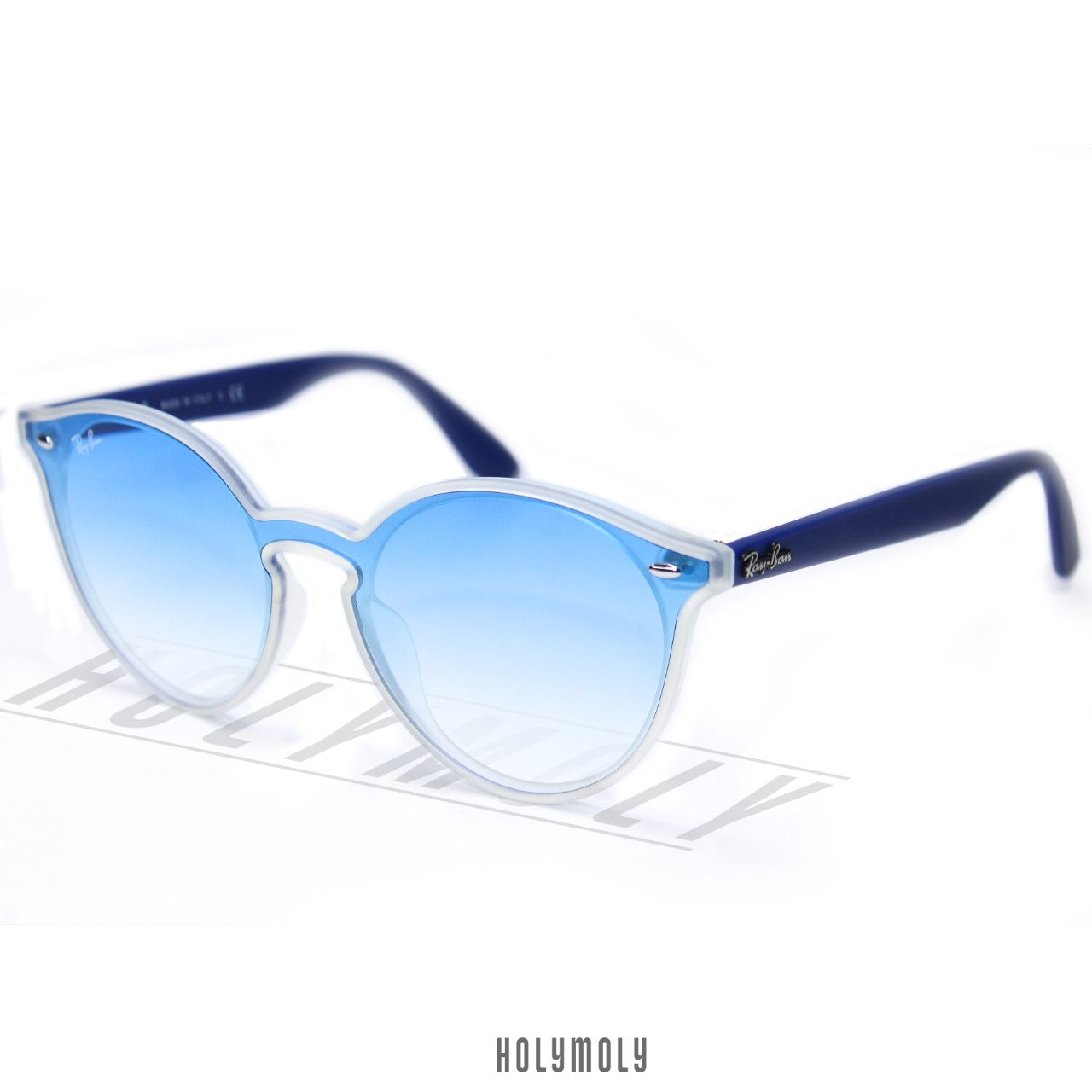 RAY-BAN high quality RB4380N blaze blue sunglasses,unisex,acetate 37137-145,brand new