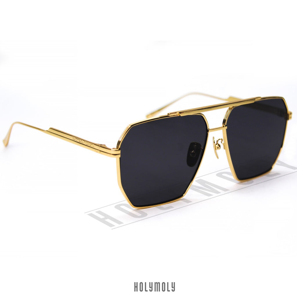 Bottega Veneta Eyewear square-frame aviator sunglasses