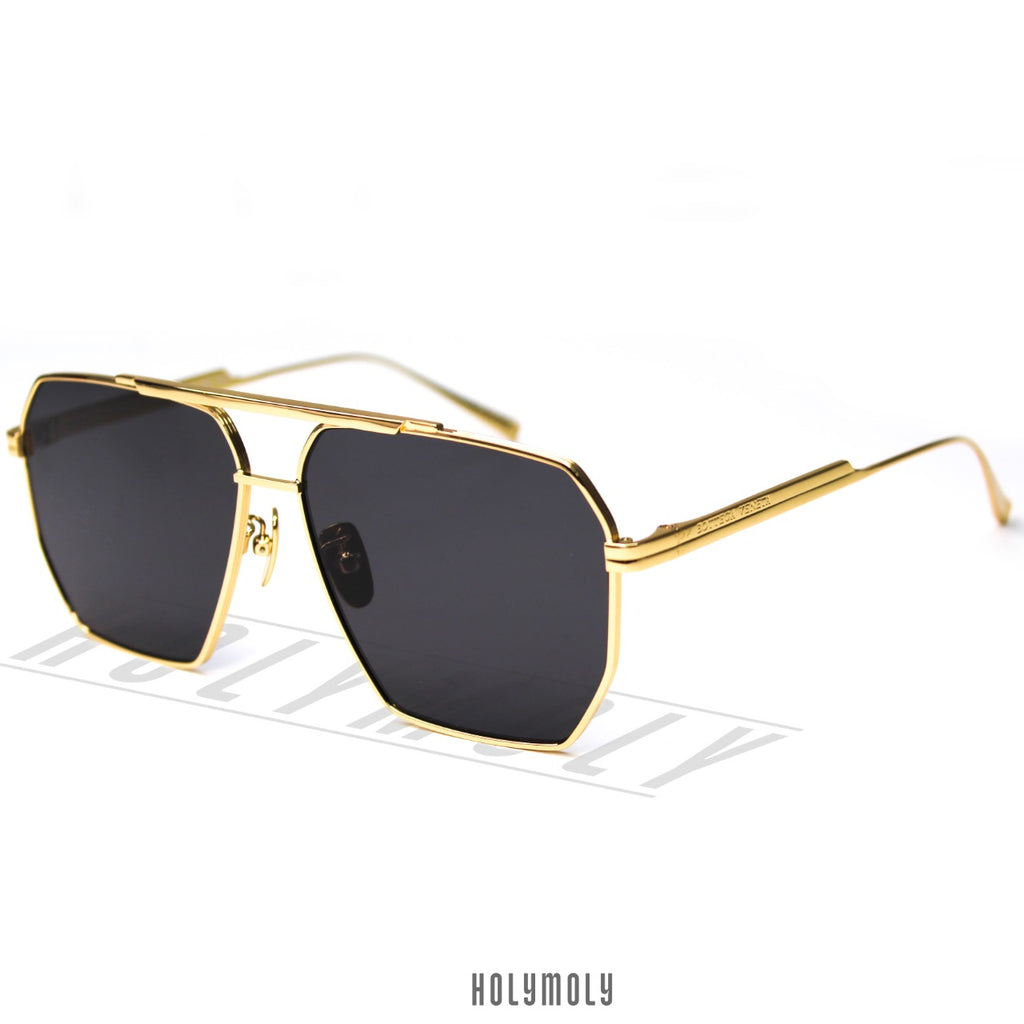 Bottega Veneta Eyewear square-frame aviator sunglasses