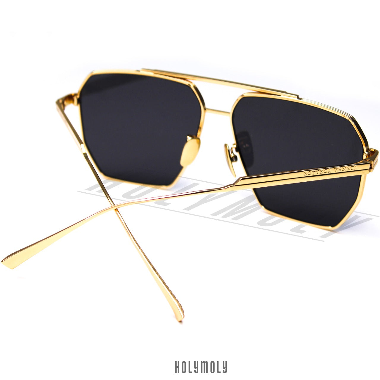 Bottega Veneta Eyewear square-frame aviator sunglasses